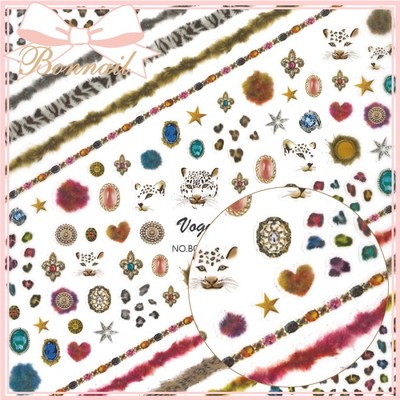 ネイルシール レオパード