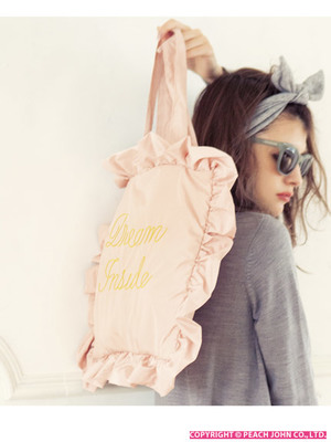 PJ/クッションフリルトート