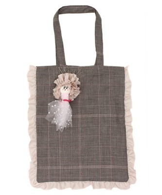 お人形付オリジナルトートバッグ