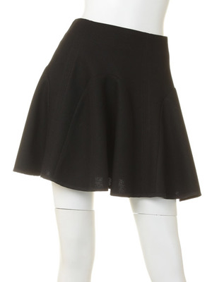 snidel (スナイデル) メッシュフレアミニスカート