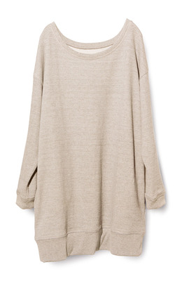 ゆったりスウェットワンピース