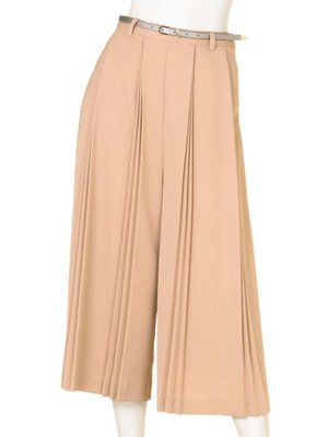 プリーツガウチョパンツ