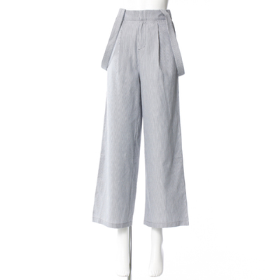 ストライプワイドパンツ