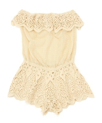 LACE BARE ロンパース