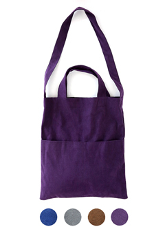 スエード調2ストラップエコバッグ・全4色・t42960