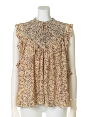 ギャザーフレアブラウス