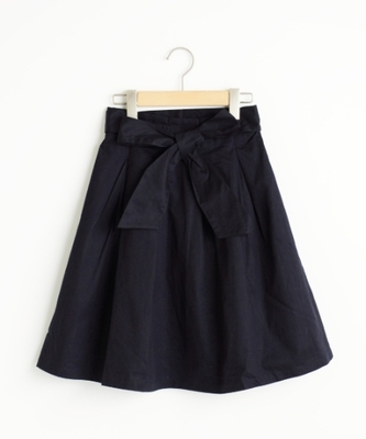 MAJESTIC LEGON リボン付タックスカート