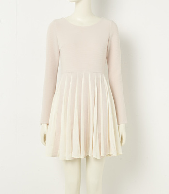 プリーツストライプOP