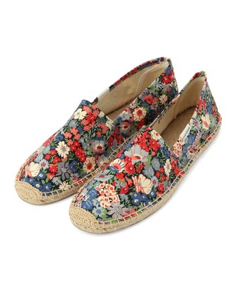 BEAUTY&YOUTH WOMENS フラワープリントエスパドリーユ