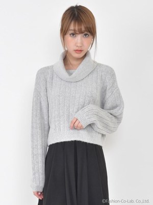 リブタートルプルオーバー