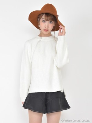 オーガンジーフレアショーパン