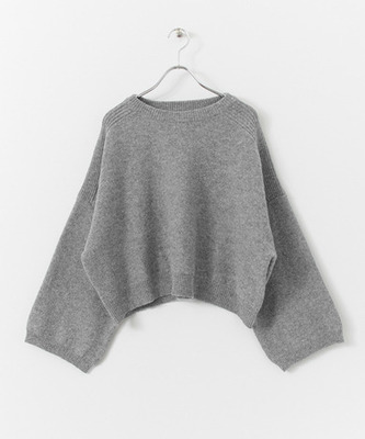 WIDEスリーブニット