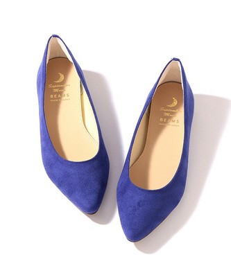 ポインテッド フラット パンプス