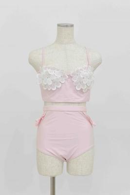 フラワー ハイウェストビキニ