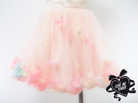 Love Me Tender フラワーチュールスカート