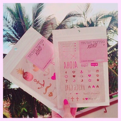 TIC TAC TATTOO タトゥーシール　タイプA、B