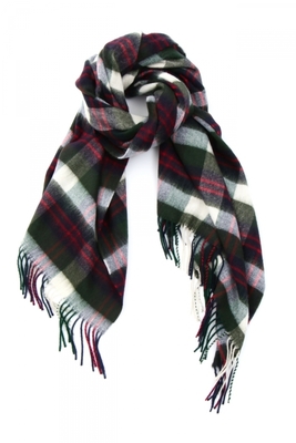 トーンオンチェックストール