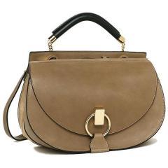 【あす着】クロエ バッグ CHLOE 3S1177 H4K BCR GOLDIE MEDIUM SATCHEL ショルダーバッグ CHESTNUT CREAM