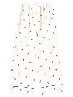 サテンストロベリーロングパンツ