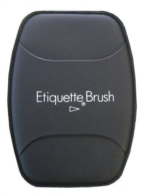 エチケットブラシ ポケット型 黒 P37