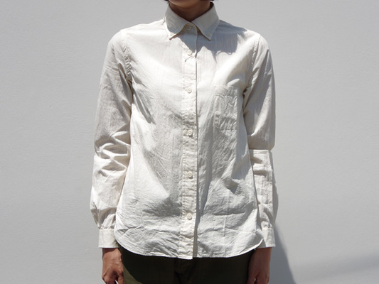 ボタンシャツボタンダウンロングスリーブ（ナチュラル）