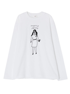 【とんだ林蘭コラボ】ツインテールロングTシャツ