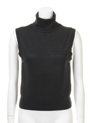 タートルノースリニットプルオーバー