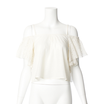 印度刺繍オフショルブラウス