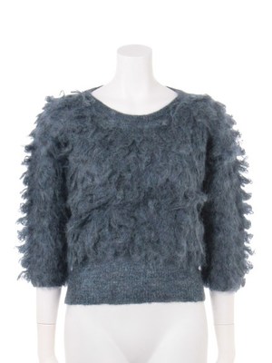 me&me couture (ミーアンドミークチュール)  モヘアループプルニット