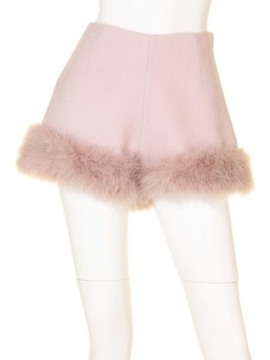 Lily Brown (リリーブラウン)  フェザーショートパンツ