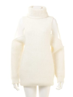 snidel (スナイデル)  チュールアンゴラニットワンピース