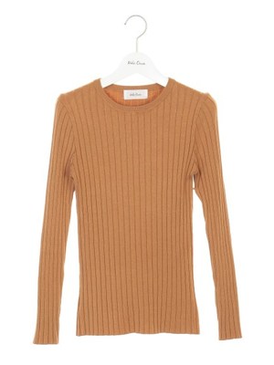 ワイドRIBニットプルオーバー