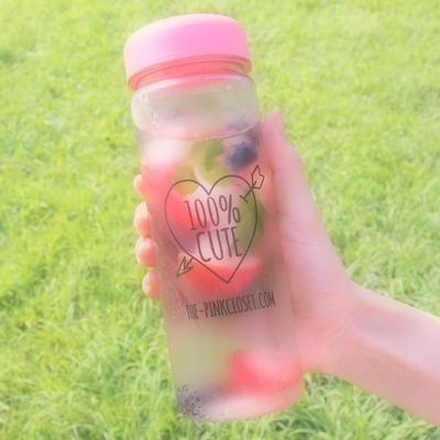 100%CUTE　PINKボトル