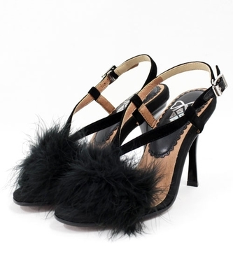 RNA media ふあふあファーサンダル