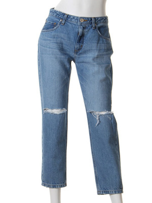 ダメージストレートパンツ