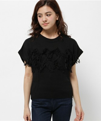 フリンジニット