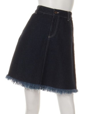 snidel (スナイデル)  デニムフリンジスカート