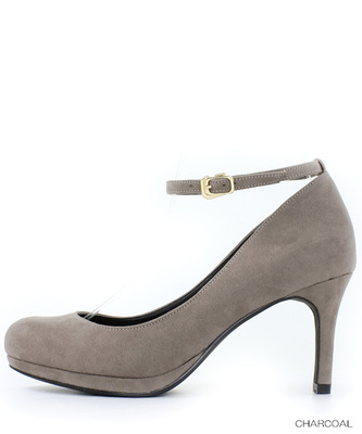 アンクルストラッププレーンパンプス