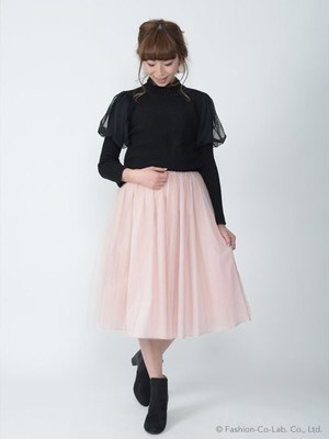 Ladyチュールスカート