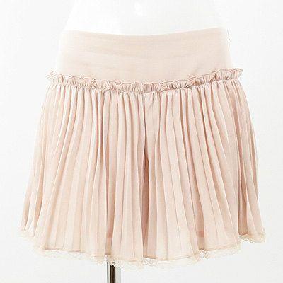 ジルスチュアート（JILLSTUART）ピンクキュロットパンツ 2