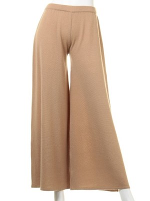 ウールカシミヤワイドパンツ