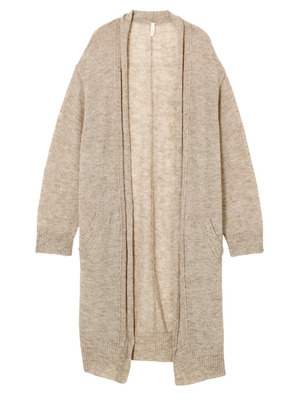 ルーズニットロングガウン