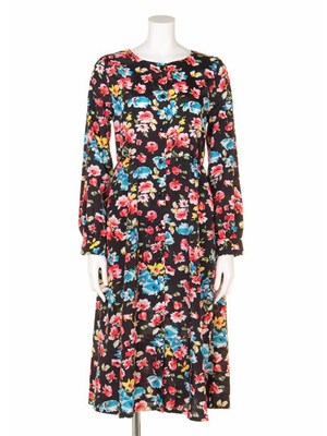 フラワーロングシャツ