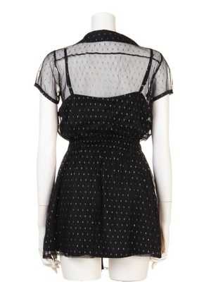 チュールワンピース