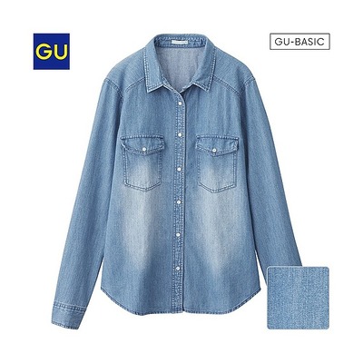 デニムシャツ(長袖)