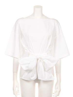 リボンブラウス