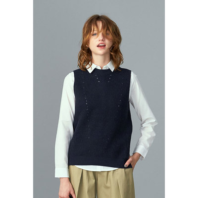 シャツニットベスト