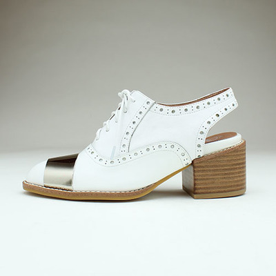 DECLAN  "プレートバックベルトレースアップシューズ"