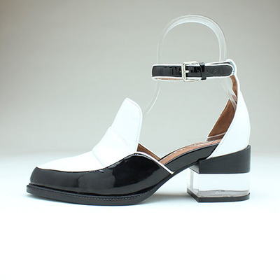  WALDEN-LH  "クリアヒールアンクルベルトシューズ"