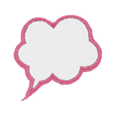 Fukidashi white x hotpink